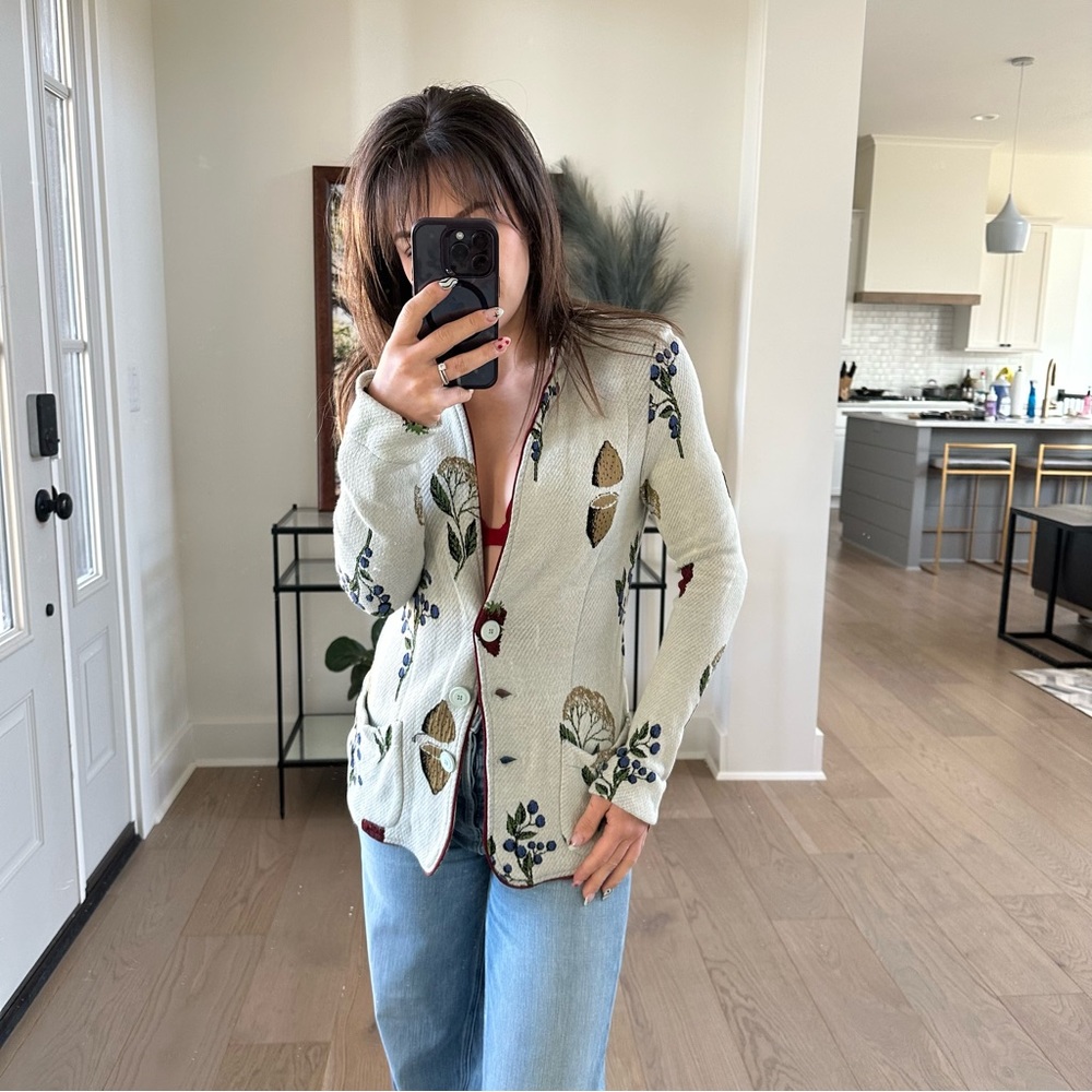 Aldo Martins fruit floral cardigan